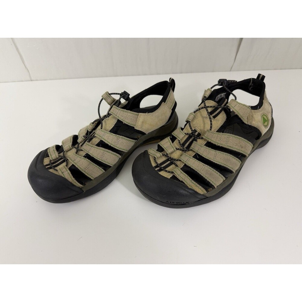 AIRWALK Tan Hiking Water River Shoes Mens Sz 9 Gorpcore Outdoors Adventure